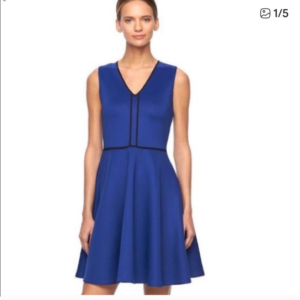 REED Blue Sleeveless V-Neck Dress size Xl